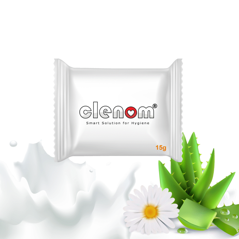 Clenom Moisturizing Milk White Aloevera Hotel Soap 15g , Hotel Guest Soap, Hotel Amenities, Travel Soap, Toiletries, Hospital Patient Amenities, Gym, Spa etc.