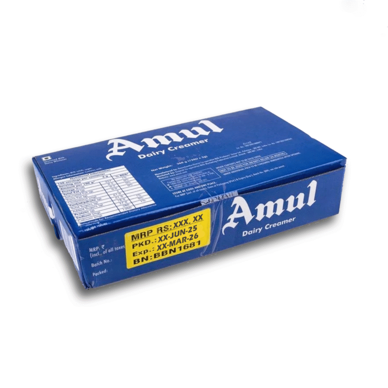 Amul Dairy Creamer Sachets 120 x 3g Milk Powder.