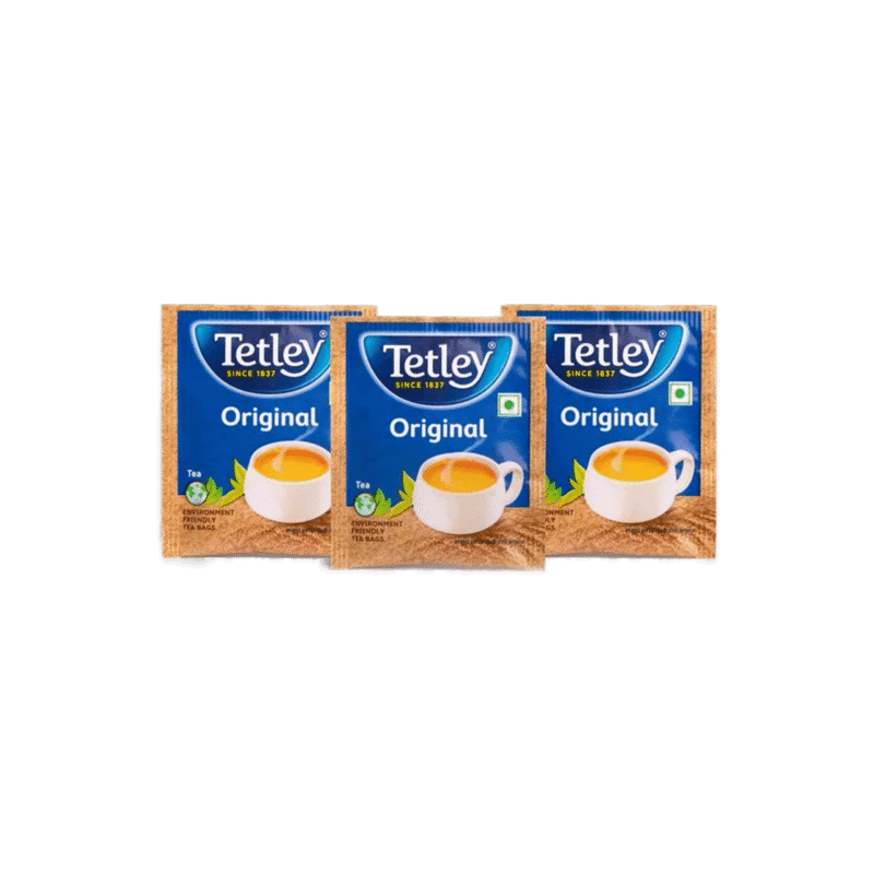 Tetley Original 100 Tea Envelop Bags, Rich Taste of Assam Tea, 1.7g Each