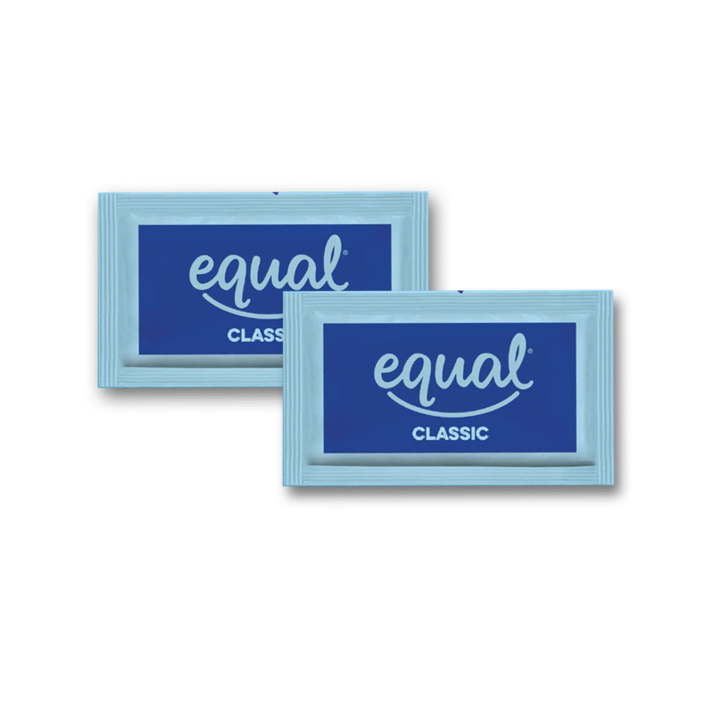 Equal Original Classic Zero Calorie Sugar Free Sweetener (Pack of 100 Sachets Box)