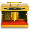 Automatic Shoe Polish Machine Gold | Medium Size | Black & Brown Brushes.