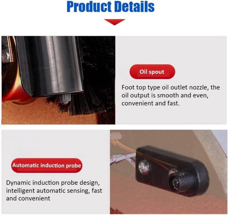 Fully Automatic Induction Shoe Polish Machine Gold | 3-in-1 Dust, Polishing and Brightening | Large Size | Black & Brown Brushes.