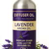 Lavender Diffuser Oil with Strong, Long-Lasting Aroma. Premium Aroma Oil for Hotels, Resorts & Hospitals. Diffusers, Air Purifiers, Vaporizers - 1 Liter (1000 ml)