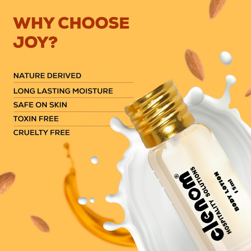 Clenom Almond Moisturizing Body Lotion | Customizable Logo | Nourishing |15ml.