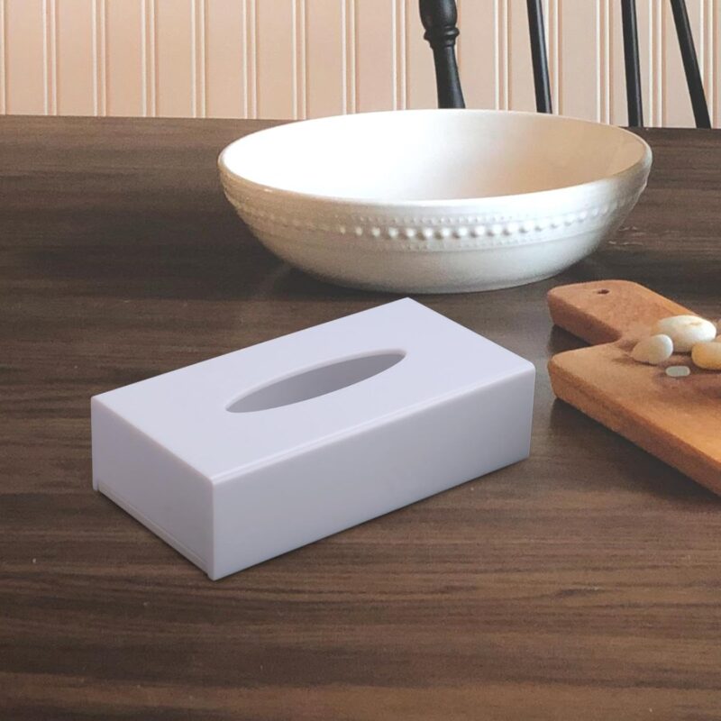 Napkin Dispenser Holder Tissue case Organizer Tabletop ABS plastic Rectangle Design with Lock