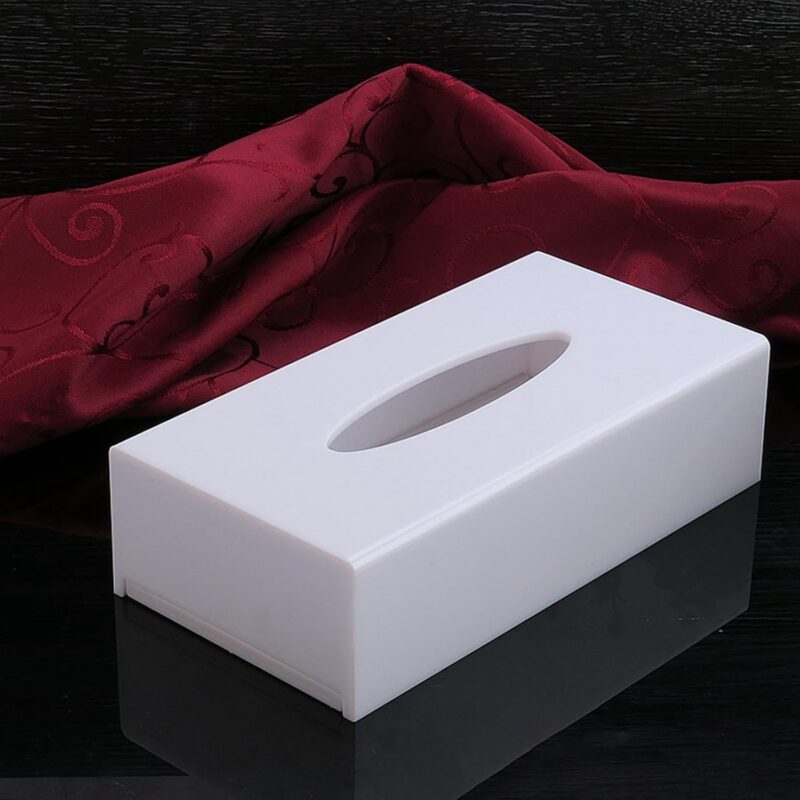Napkin Dispenser Holder Tissue case Organizer Tabletop ABS plastic Rectangle Design with Lock