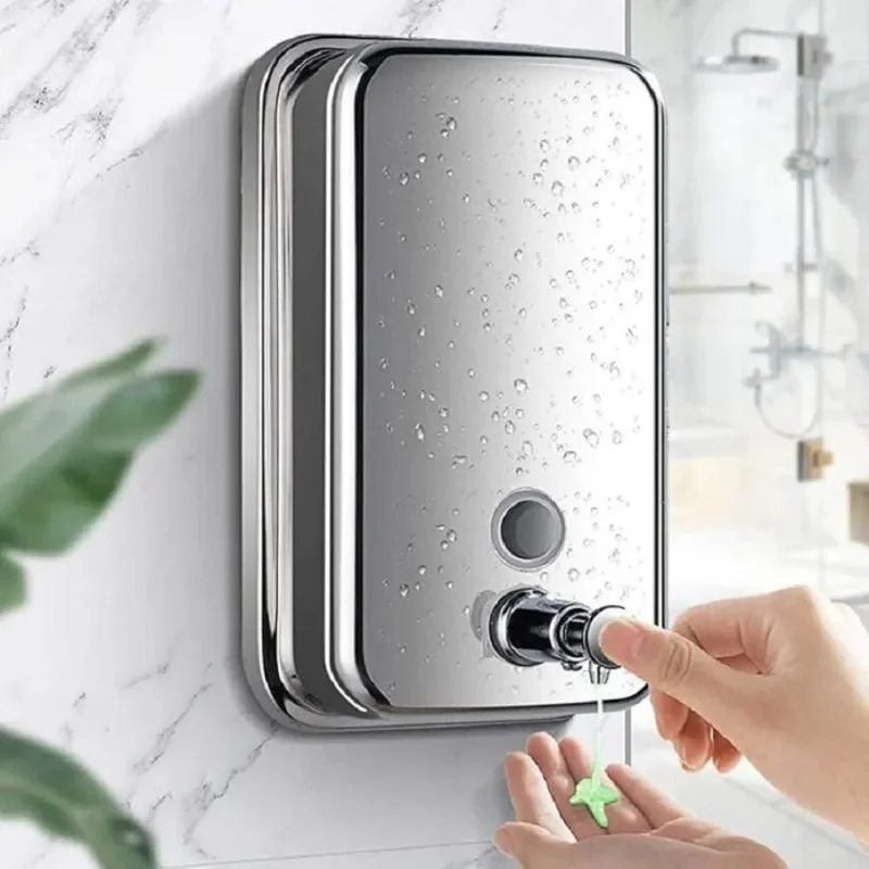 Liquid Soap Dispenser, 500 ml, Stainless Steel