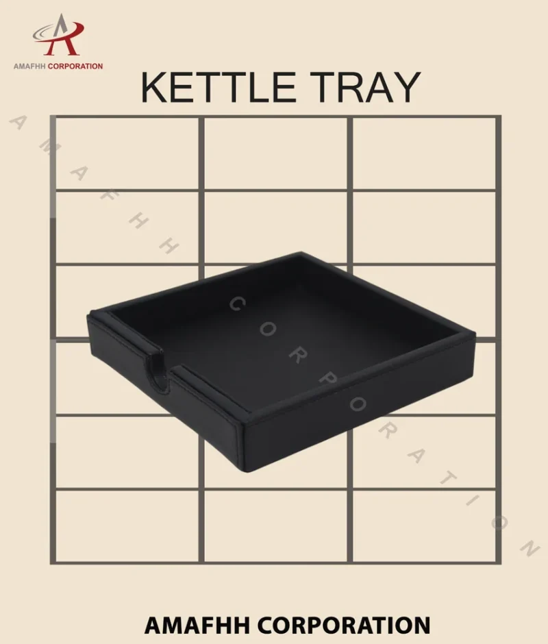 LEATHERETTE KETTLE TRAY