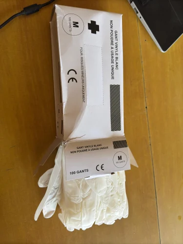 Vinyl Disposable Gloves, Size: Medium